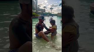 Fish touched her feet #shorts #viral #toddlers #oakleigh #oaks #okie #orlando #throwback