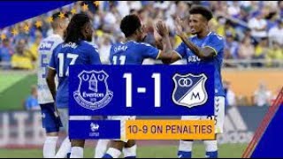 EVERTON VS MILLONARIOS-1(10)-1(9) Crazy Penalty Shootout ENGLISH EXTENDED HIGHLIGHTS