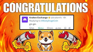 BABY DOGECOIN🤫 CONGRATULATIONS KRAKEN पर LISTING 😱BRAKING NEWS TODAY PRICE PREDICTION