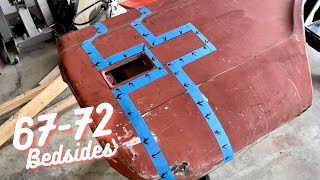 HOW TO SHORTEN 67-72 C10 BEDSIDES.