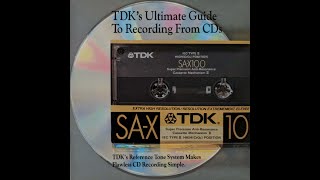 TDK's Ultimate Guide To Recording From CDs