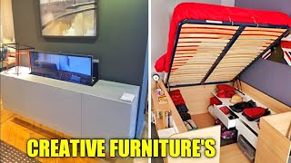 CREATIVE SPACE SAVING SOLUTIONS : Space Saving Furniture Ideas 2022 -Multi Functional Furniture