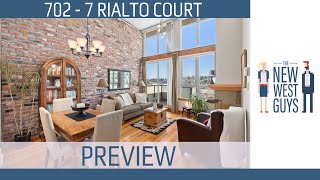 **SOLD April 2024** 702 - 7 Rialto Court Murano Loft For Sale | Promo Video | The New West Guys