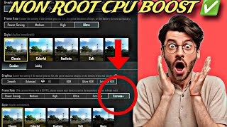 BGMI/PUBG MOBILE 90 FPS / NON ROOT DEVICE OVERCLOCK / NON ROOT CPU BOOST