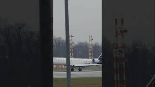 🛬 Lufthansa Bombardier CRJ-900LR D-ACNH landing at Frankfurt Airport (FRA) #planespotting #aviation