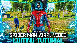 HOW TO MAKE SPIDER MAN VIRAL VIDEO EDITING TUTORIAL LIKE @ayush_ffg