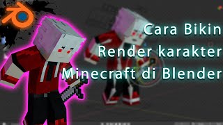 Cara buat Render Minecraft Mudah dan Simpel di Blender3D 2020