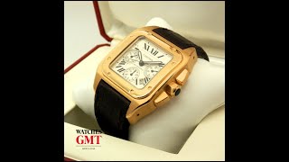 CARTIER SANTOS 100 XL GOLD - WATCHESGMT