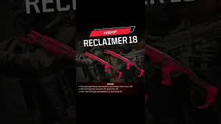 FINALLY RECLAIMER 18 GETS NERFED! In Warzone. #warzone #callofduty #cod #codloadout #reclaimer