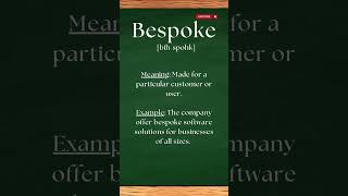 Pronounce BESPOKE the right way #shorts #shortsvideo #pronunciation #english #Bespoke #viral