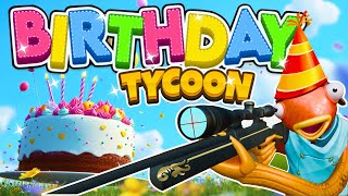 FORTNITE BIRTHDAY TYCOON 🥳 6/8 BADGES, REBIRTH, 100+ LEVEL - SOLUTION - MAP CODE: 8159-4845-8507