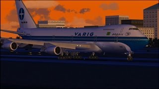 FSX - B747-200 - CF6-50 turbofan engine sounds - xviews