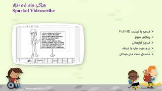 ویژگی های نرم افزار انیمیشن سازی video scribe