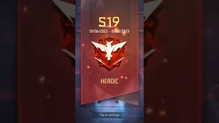 free fire heroic to platinum  #shorts #garenafreefire #freefire #freefireclips #viralshort #alegend