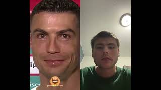 English or Spanish Ronaldo version 😂😅 #ronaldo #youtube #shorts #fyp #trending #funny #comedy