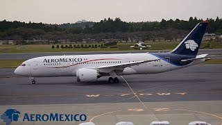 AeroMexico Boeing 787 Dream Liner approach to JFK