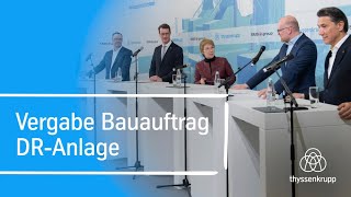 Stimmen zum Bau der Direktreduktionsanlage