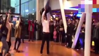 Best proposal ever? Man pops the question to stunned partner with amazing Dirty Dancing flash mob