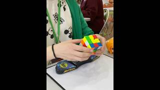 Сборка кубика Рубика 3х3 | single 9.94 | соревнования PERM OPEN 2024 | #rubikscube #speedcubing