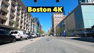 Boston 4K By Car 🚗 😍