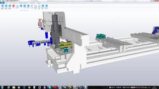 SCM Proview Simulator software on the Accord WD CNC Machining cell