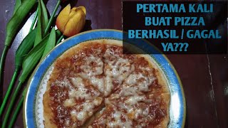 Cobain belajar buat pizza ,berhasil ga ya? #vlogamatir