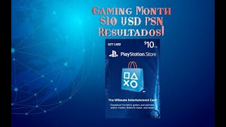 ✔️ #RESULTADO #SORTEO #GAMINGMONTH $10 USD PSN🎮