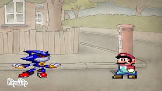 Metal Sonic vs mario