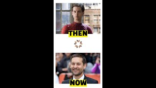 Tobey Maguire - Spider Man (2002) Cast: Then And Now 2022 #shorts