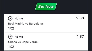 SURE 30+ODDS SHORTBET FOR  THIS WEEKENDS FREE FOOTBALL PREDICTIONS TODAYCORRECT SCORE 100%  #kelmed