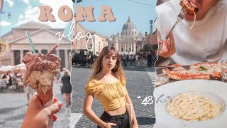 2 DÍAS EN  ROMA 🍕 l La mejor comida italiana, turisteo rápido y todo muy romántico :)