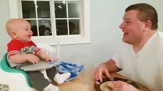 Funniest Daddy and Baby Moments | Cute Baby Funny Videos #babies #babydaddy #kids