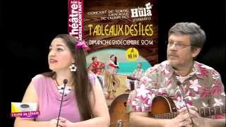 Claudia TAÏNA, Dominique AUBOURG du groupe les HULA Serenaders