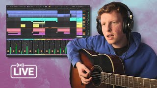 Making An Indie Pop Song With Ableton Stock Plugins (Live from an AirBnb) | Pt. 2