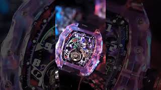 HAOFA K9 luminous Crystal Automatic Tourbillon