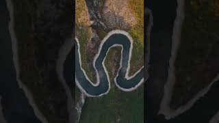 River Canyon (Uvac): Visit Serbia  #shorts