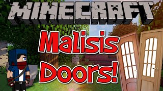 Minecraft 1.7.10 Mod - Malisis Doors Mod | MAKE YOUR OWN DOOR!