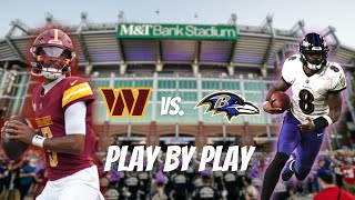 Ravens vs. Commanders Live #nfl #football