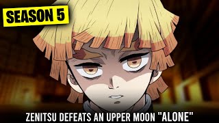 When Zenitsu became SERIOUS & Defeated a Upper Moon "ALONE"  || Zenitsu VS Kaigaku🔥[in Hindi]