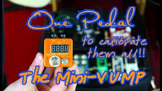 How to do Guitar Pedal Calibration Equalization with the Mini-VUMP by JoyeMusic