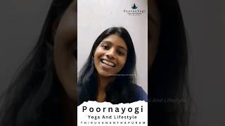 Online Yoga Class| ഓൺലൈൻ യോഗ പരിശീലനം| PoornaYogi Yoga And Lifestyle #shortvideo #yoga #malayalam