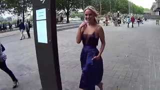 Kimberley Garner arriving at the National Theatre on London's South Bank