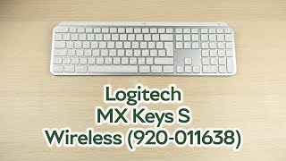 Розпаковка Logitech MX Keys S для MAC Wireless Pale Grey (920-011638)