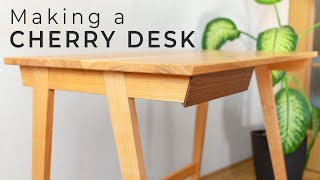 Making a Cherry Desk - All Hand Tool Joinery