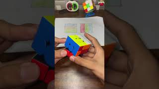 2 Moves Rubikscube Trick  #foryou #viral #howtosolve3by3rubik #short