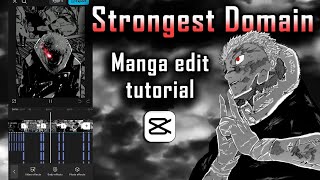 Manga Edit Tutorial | Strongest Domain in JJK  |  Manga Edit #manga #jjk #gojo #itadori #sukuna