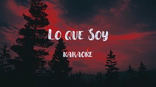 Lo que soy - Playa Limbo - Instrumental - Karaoke