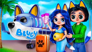 Bluey on Vacation! 32 LOL OMG DIYs