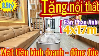 Bán nhà Mặt Tiền Đình Tân Khai, Bình Tân: 4x17m, 5  Tầng"TẶNG FULL NỘI THẤT".. GIÁ RẺ