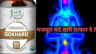 Just Jaivik Organic gokharu capsule || मजबूत मर्द वली ताकत दे || gokharu ke Fayde